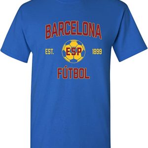 Barcelona Classic Arch Cup Soccer Tee: Timeless Style